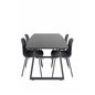 Inca forlængerbord - Sort top / sorte ben, Arctic Dining Chair - Sorte ben - Sort Pla stic_4