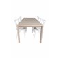 Slider Extention Table - White Wash - 170, 40, 40cm , Mariannelund Windsor Chair - White_6