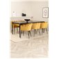 Pelle Dining Table , Black black Black+Limhamn , Chair , Gold Velvet_6