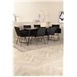 Pippi Dining Table - Black / Black Veneer+Pippi Chair - Black / Black Velvet_6