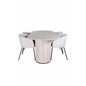 Bianca Oval Dining Table , White Wash Black Veneer+Berit Chair , Black Beige Velvet_4