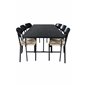 Uno Dining Table , Black Black Veneer+Polly Dining Chair , Nature Black_6