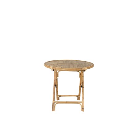 Cane Café table ø80cm - Bamboo