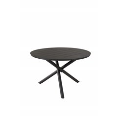 Alma Dining Table - Black Alu - ø120cm