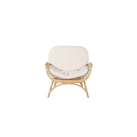 Moana Lounge chair-bamboo / valkoinen tyyny