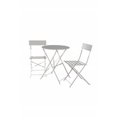 Marseille Foldable steel bistro set - Beige