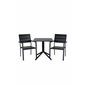Way-kahvilapöytä 70 *70, Level Chair (pinottava) - Musta Alu / Musta Aintwood_2