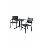 Way Cafébord 70 * 70, Levels Chair (stabelbar bar) - Sort Alu / Sort Aintwood_2