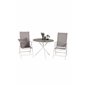 Parma Café Table ø90 - White/Grey, Break 5:pos Valkoinen/Grey_2