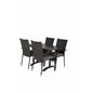 Denver 70*120 Black/Black, Anna Chair