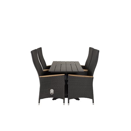 Denver 70*120 Black/Black, Padova Chair (käytetty)