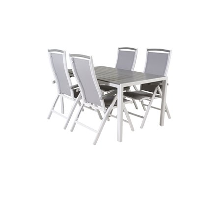 Break pöytä 150*90 Valkoinen/Grey, Albany 5:pos Kehittäjä: White/Grey