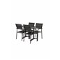 Denver 70*120 Black/Black SanTorini Arm Chair Black Alu/Black Textilene (käytetty)