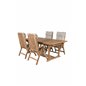 Kenya Spisebord 195/295 * 110 * H75 - Teak, Kenya 5-positions klapstol - Teak_4