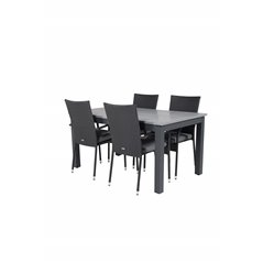 Albany Table - 152/210 Black/Grey+Anna Pääartikkeli: Black_4