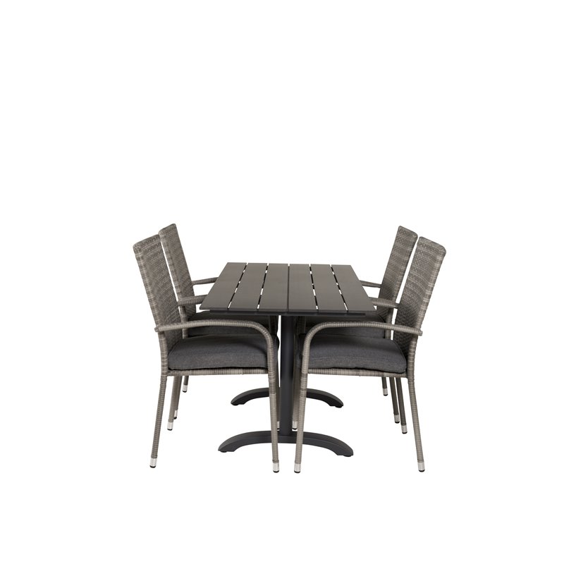 Denver 70*120 Black/Black, Anna Chair