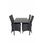 Break pöytä 150*90 – Black/Black, Padova Chair (Recliner) – Black/Grey_4