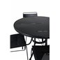 Nicke Dining Table - Black Steel - ø90cm, Lina Dining Pääartikkeli: Black_4