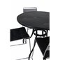 Nicke Dining Table - Black Steel - ø90cm, Lina Dining Pääartikkeli: Grey_4