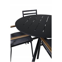 Alma Dining Table - Black Alu - ø120cm, Brasilia Carmstol