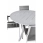 Alma Dining Table - White Alu - ø120cm, Tasotuoli