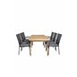 Marion Dining Table 180*90*H74 – Acacia, Anna Chair Black_6