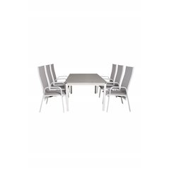 Levels Table 160/240 - White/GreyCopacabana Recliner Chair - White/Grey_6