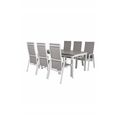 Levels Table 160/240 - White/GreyCopacabana Recliner Chair - White/Grey_6