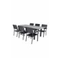 Albany Table - 152/210 - Black/Grey+ Levels Tuoli (pino)
