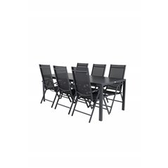 Break Table 205*90 - Black/BlackBreak 5:pos Chair - Black/Black_6