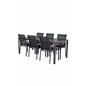 Break Tabell 205 * 90 - Svart / svartTexas stol - svart / teak_6