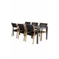 Break Table 205*90 – Black/Black, Little John Dining Pääartikkeli: Black Rope / Acacia