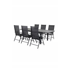 Levels Table 160/240 - Black/Grey, Break 5:pos Chair - Black/Black_6