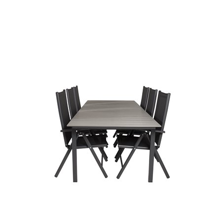 Levels Table 229/310 - Black/Grey, Break 5:pos Chair - Black/Black_6