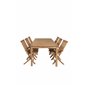 Kenya Dining Table 220*100*H76 – Teak, Kenya Folding Chair – With Armrest