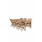 Kenya Dining Table 220*100*H76 – Teak, Kenya Folding Chair – With Armrest