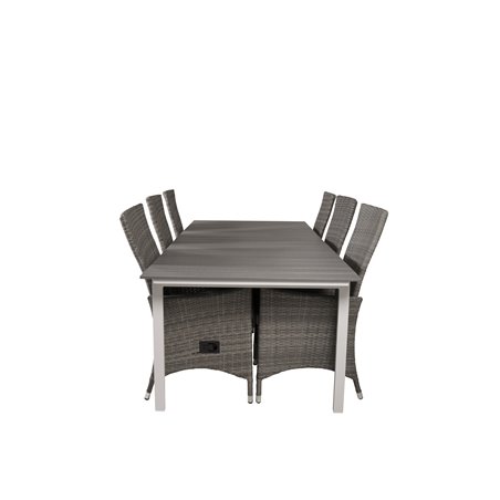 Levels Table 229/310 - White/GreyPadova Chair (Recliner) - Grey/Grey_6