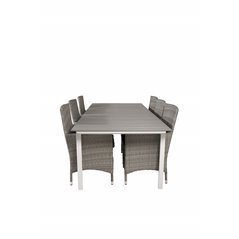 Levels Table 229/310 - White/GreyMalin Armchair - Grey/Grey_6