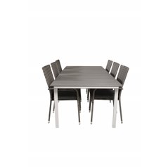 Levels Table 229/310 - White/GreyAnna Chair - Grey_6