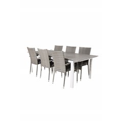 Levels Table 229/310 - White/GreyAnna Chair - Grey_6