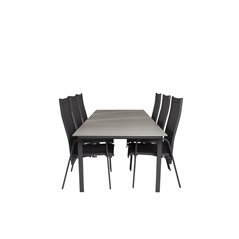 Levels Table 229/310 - Black/Grey, Copacabana Recliner Chair - Black/Black_6