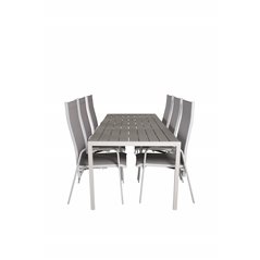 Break Table 205*90 - White/GreyCopacabana Recliner Chair - White/Grey_6