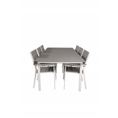 Levels Table 229/310 - White/GreyLevels Chair (stackable) - White Alu / Grey Aintwood_6