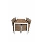 Bois Dining Table 205*90cm – White Alu / Acacia, Malin Armchair Nature//Sand_6