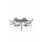 Copacabana Table ø 140 - Valkoinen/Harmaa, Copacabana Pinoava tuoli - Valkoinen/Grey_6