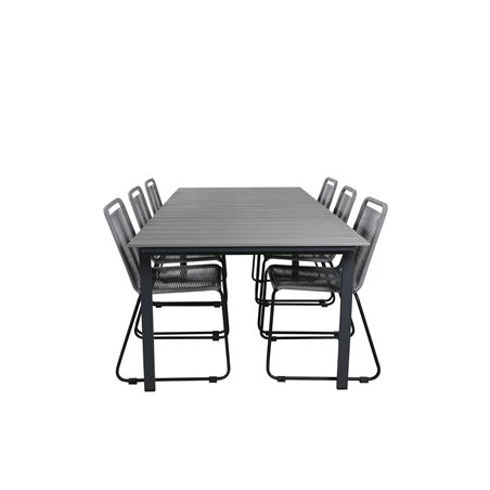 Levels Table 229/310 - Black/Grey, Lindos Chair - Black/Grey_6