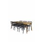 Julian Dining Table - Acasia - 210*100cm, Brasilia Carmstol - Black Alu/Teak_6