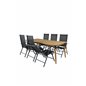 Julian Dining Table - Acasia - 210*100cm, Break 5:pos Pääartikkeli: Black/Black_6