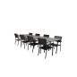 Albany Tabell - 224/324 - Vit / Graylevels stol (stapelbar) - svart Aluminium / svart aintwood_8