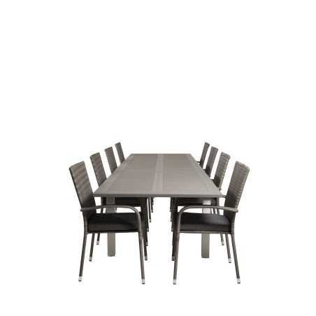 Albany Table - 224/324 - White/GreyAnna Chair Grey_8